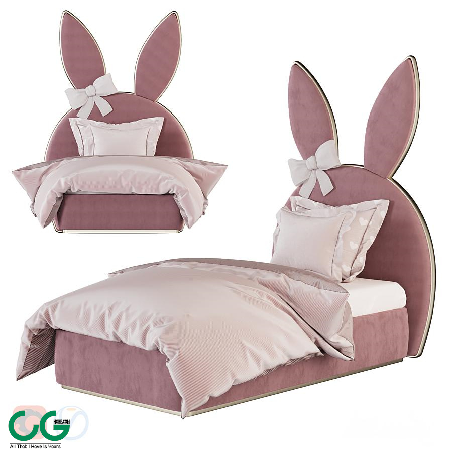 Author's bunny bed